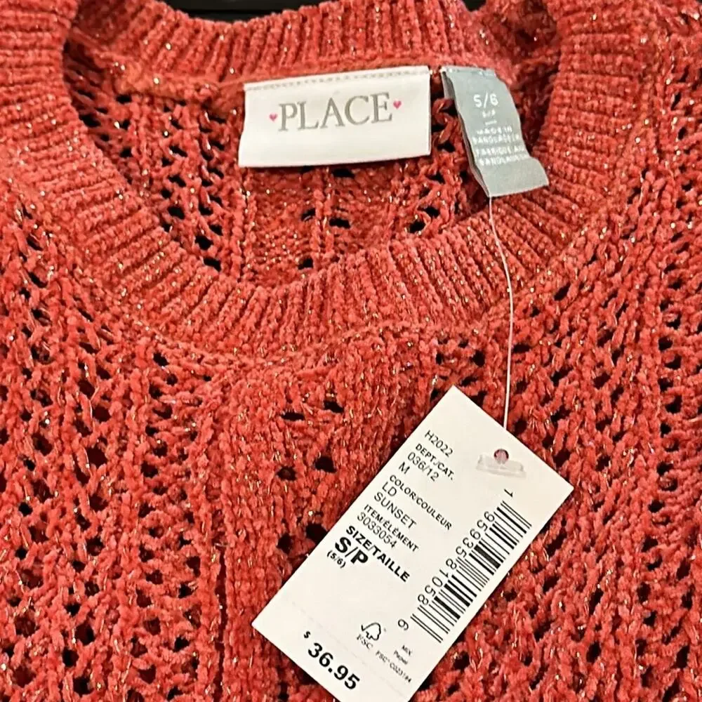 The children’s place sweater size small 5/6 NWT